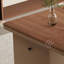 Bureau rectangulaire en bois manufacturé brun noisette avec 3 tiroirs-1157057361-1157057363