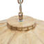 Luminaire suspendu en bois 3 lumières Vintage