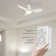 36'' Elaise 3 - Blade LED Flush Mount Ceiling Fans with Lights