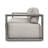 Parlington Outdoor Weathered Gray/Dove Large Sofa