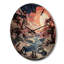 Magnifique horloge murale en bois-1360998653