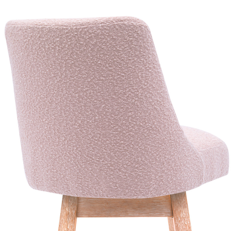 Tabouret de comptoir pivotant et pivotant 26 po Breann, Pêche cendrée