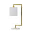 Lampe de table en métal 9 x 14,3 x 25,2 po