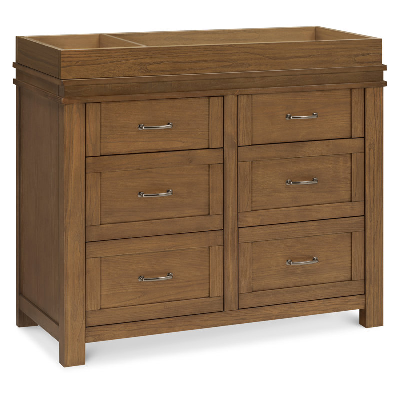 Commode 6 tiroirs Wesley, Bois d'étable
