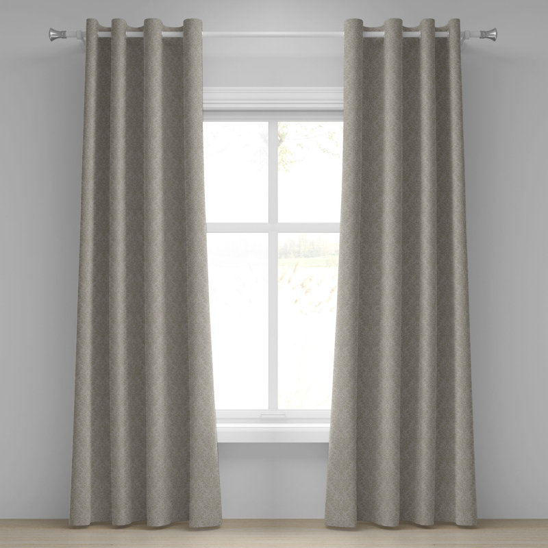 Rideau de fenêtre décoratif à 2 panneaux Latitude Run®, L 50 po x L 108 po
