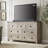 Addeline 54"W Farmhouse 7 - Drawers Dresser Organizer, Wood Rustic Wide Chest of Drawers-1621100516