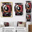 Décoration murale Sakura Yin et Yang Koi Pond II - poisson Kois-1052006648-1052006655