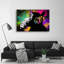 Banksy Monkey - No Frame Print on Canvas-2071592412