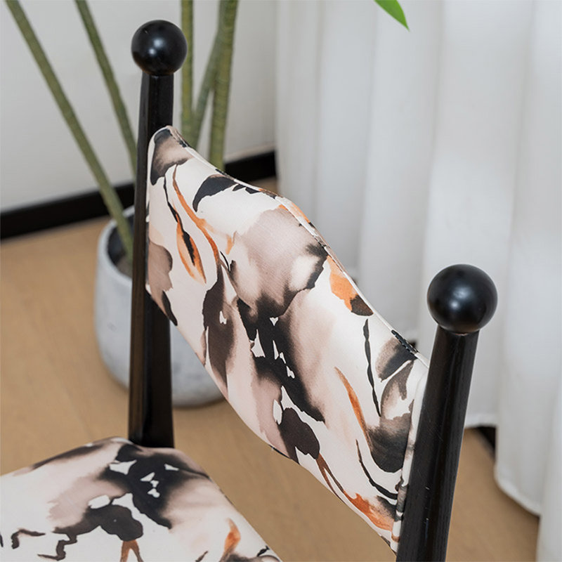 Chaise d'appoint à dossier uni (ensemble de 2)