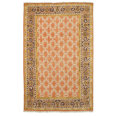 Tapis oriental en laine noué à la main Bingham