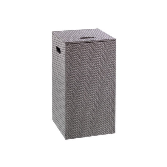 Oconto Laundry Hamper with Handles, Old Silver