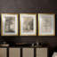 Vintage Sketch C  -Custom Framed  Premium Print W Matt - 3 Pieces-1752284960-1752284961