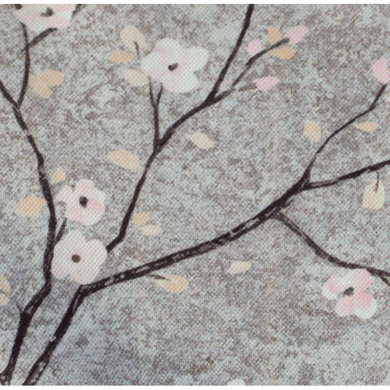 Everleigh Floral Square Cushion Cover, Grey
