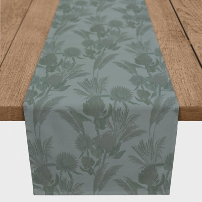 Caprisha Rectangle Floral Polyester Table Runner