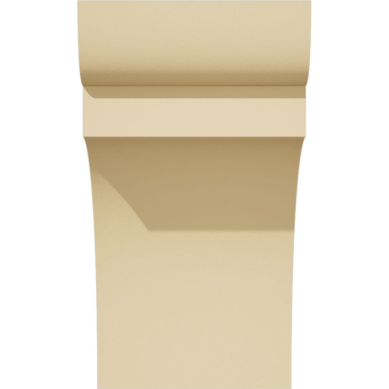 Corbeau en uréthane Yorktown Signature, brun clair apprêté, 10" H x 5.5" W x 6" D