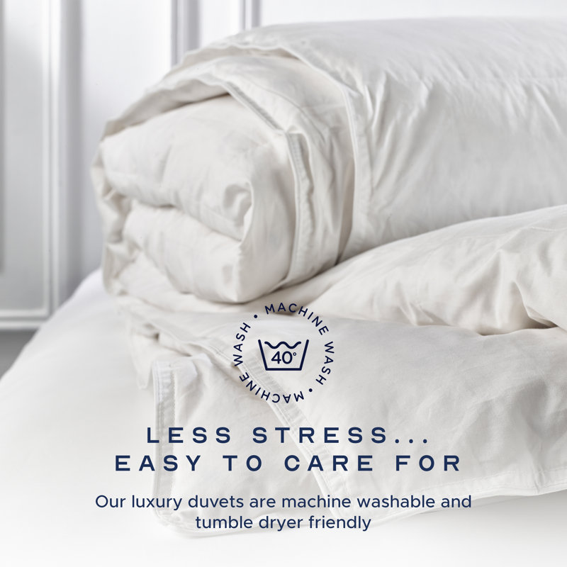 Snuggledown Signature Goose Feather and Down All Seasons 13.5 Tog (4.5 + 9 Togs) Duvet, Kingsize