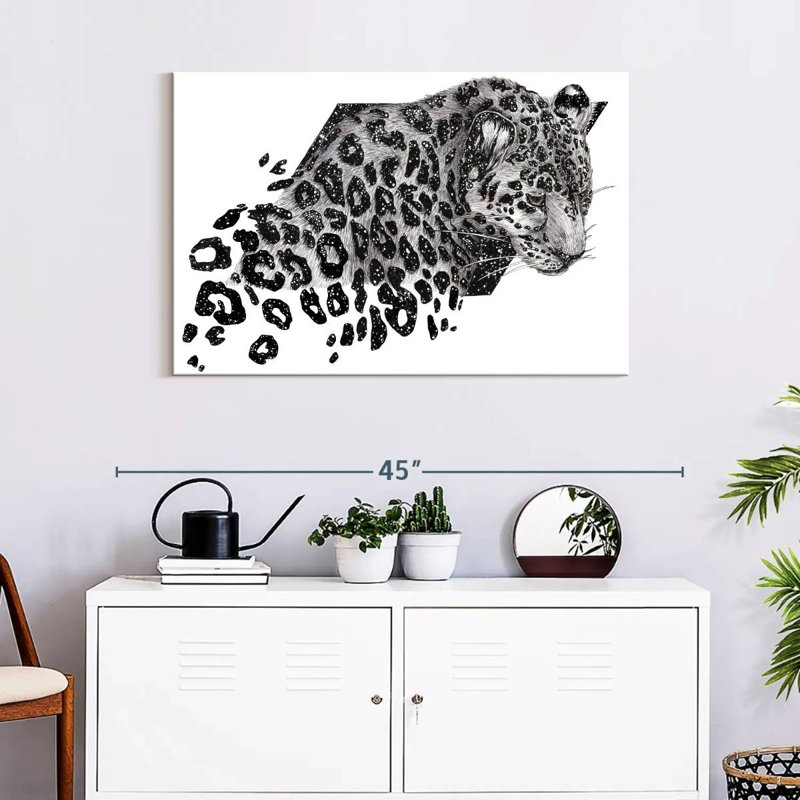 Brampt Cosmic Leopard, 24" H x 36" W