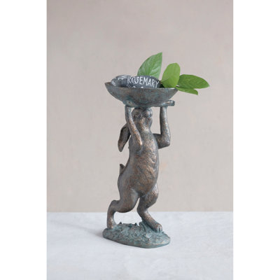 Bivian Resin Single Tier Birdbath