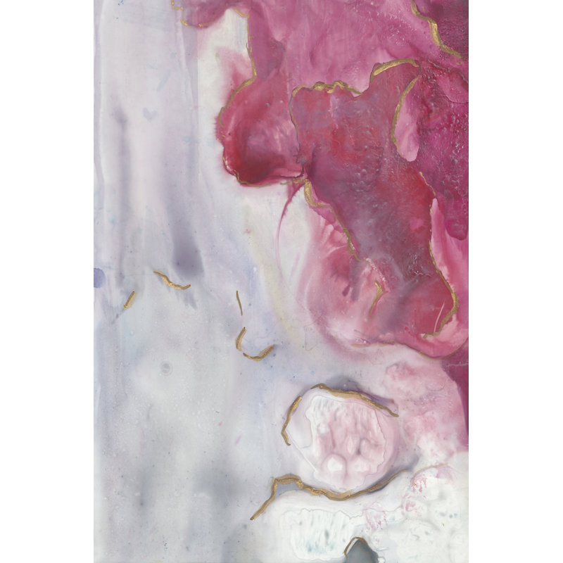 Magenta Dream II - Wrapped Canvas Painting, 30cm H x 20cm W