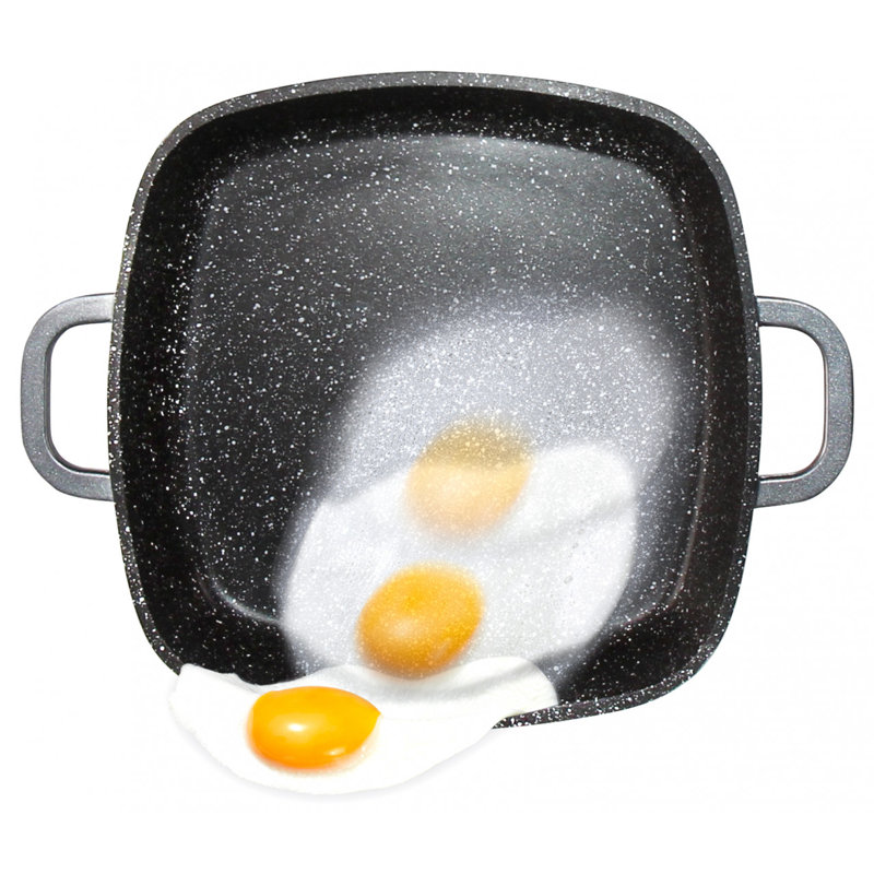 Stoneline 3L Non-Stick Cast Aluminium Saute Pan with Lid