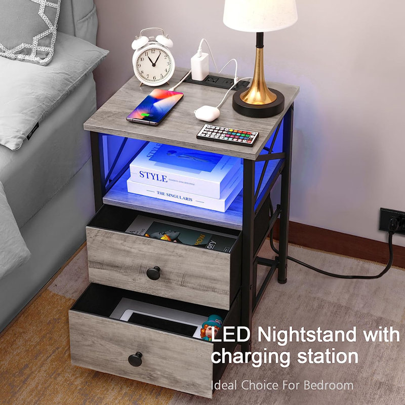 Aindriu 13.78'' W Nightstand