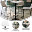 Basnight Rectangular Laminate Table Top with Round Bar Height Table Base and Foot Ring-1842853337-1782146095