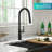 Oletto Pull Down Single Handle Kitchen Faucet-56054267