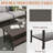 2 Piece All-Weather Metal Patio Set With 70” 3-Seat Sofa And Rectangular Coffee Table, Plush Cushions For Outdoor Comfort-654701426