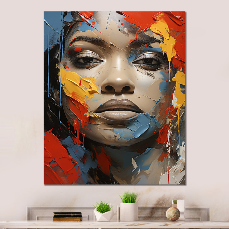 - Impression murale en métal afro-américaine, H 20 po x l 12 po x P 1 po