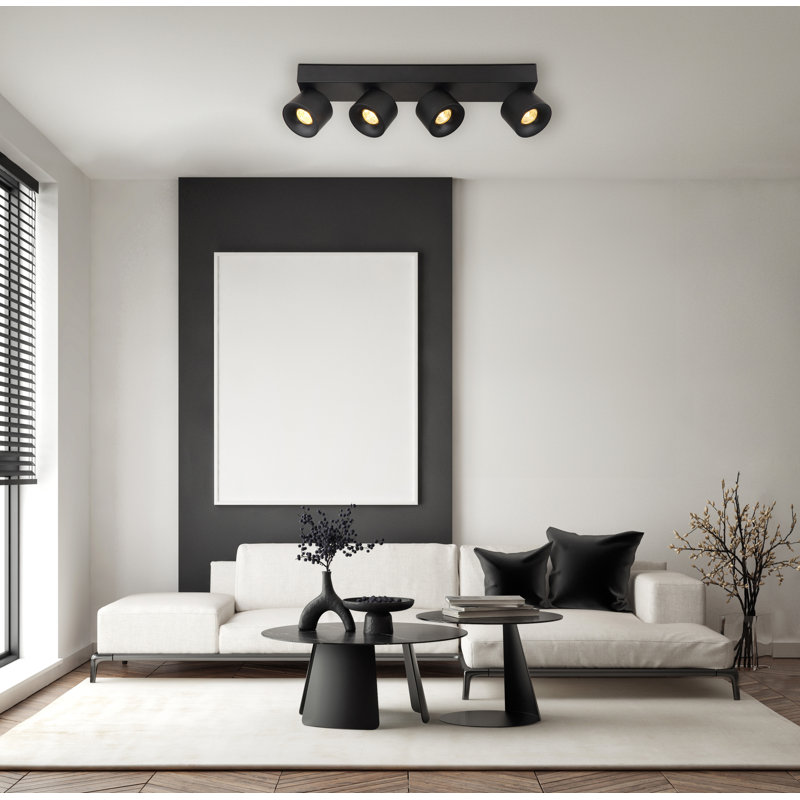 Chido Aluminium LED Spotlight, Matte black, Matte black
