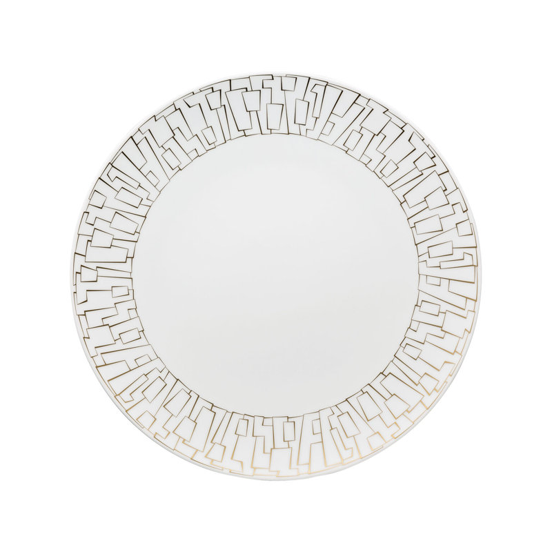 TAC Porcelain Dinner Plate, Skin Gold