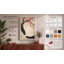 Cat and Cherry Blossoms Japandi - Wrapped Canvas-1030437564-1030437563