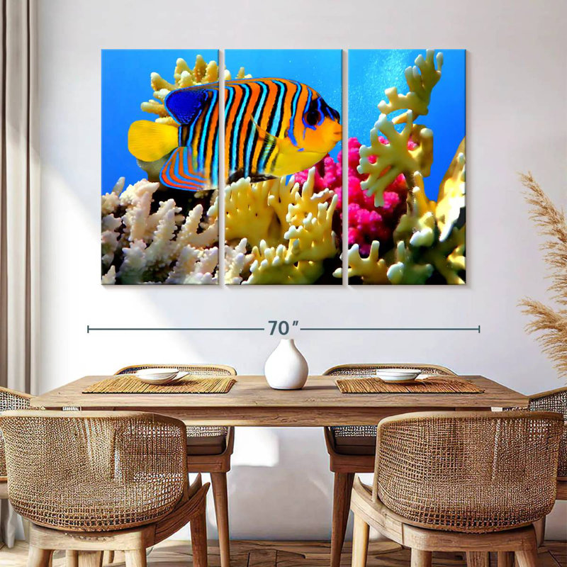 Queen Angelfish, 42" H x 65" W