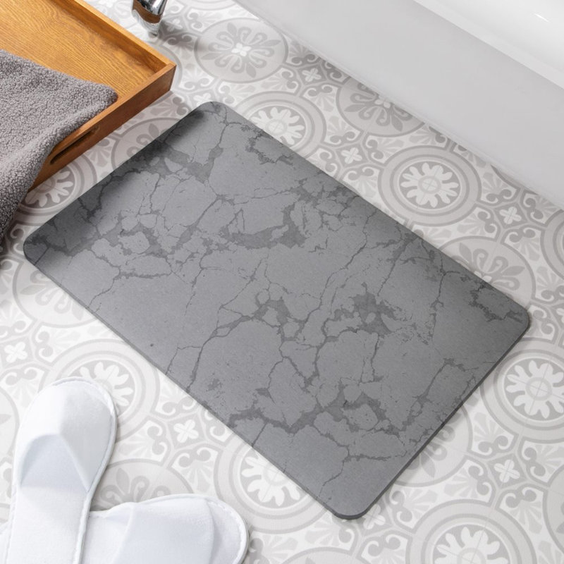 Non-Slip Shower Mat, Grey