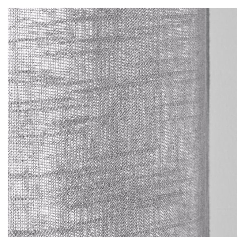 Bellavista Semi Sheer Curtain Single Panel, Pale Grey, Width 200 x Drop 280cm