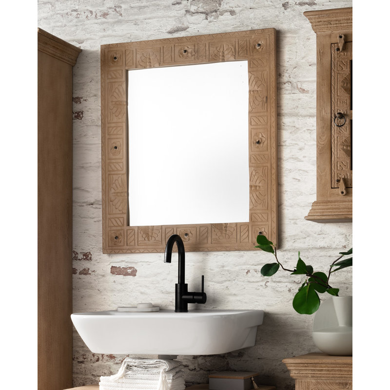 Gelincik Solid Wood Freestanding Standard Bathroom Storage Furniture Set