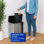 Harbour Housewares - Stainless Steel Double Kitchen Pedal Bin - 60L (2 x 30L)-119799680