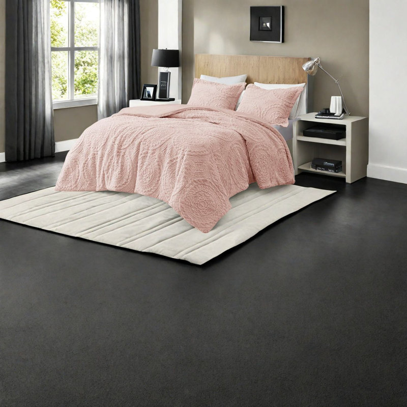 Ultra Plush Comforter Bedding Sets, Polyester Embroidered Design For Home