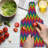 Ambesonne Geometric Tempered Glass Cutting Board Zig Zag Chevron Shape Multicolor