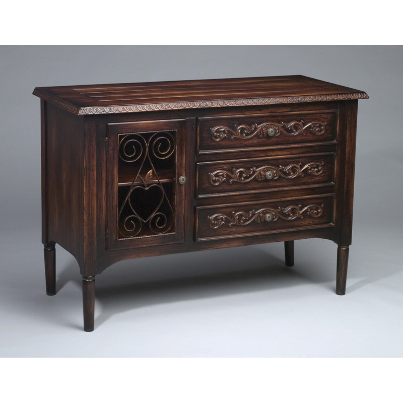 46'' Sideboard, Distressed Brown