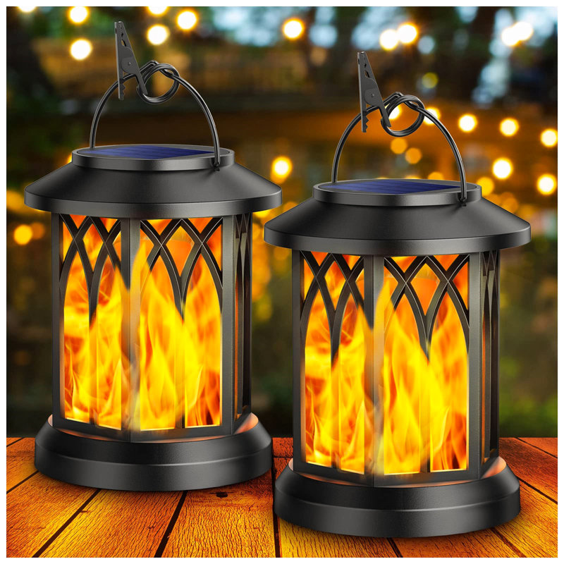 Daeron 15.7 cm Solar Powered Square / Rectangular Lantern