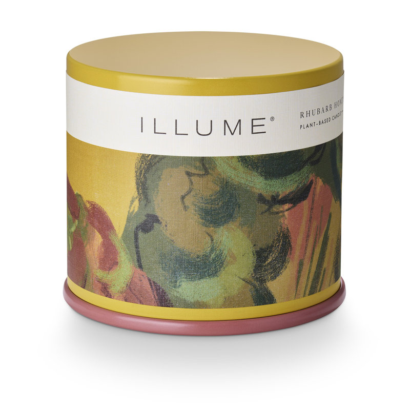 Bougie parfumée à la rhubarbe et miel