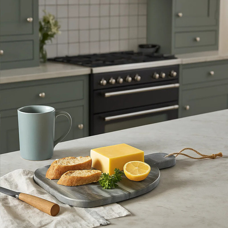 Marmore Rounded Marble Chopping And Serving Board