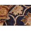Tapis oriental bleu en laine noué à la main 8 pi 2 po x 9 pi 11 po Baccio
