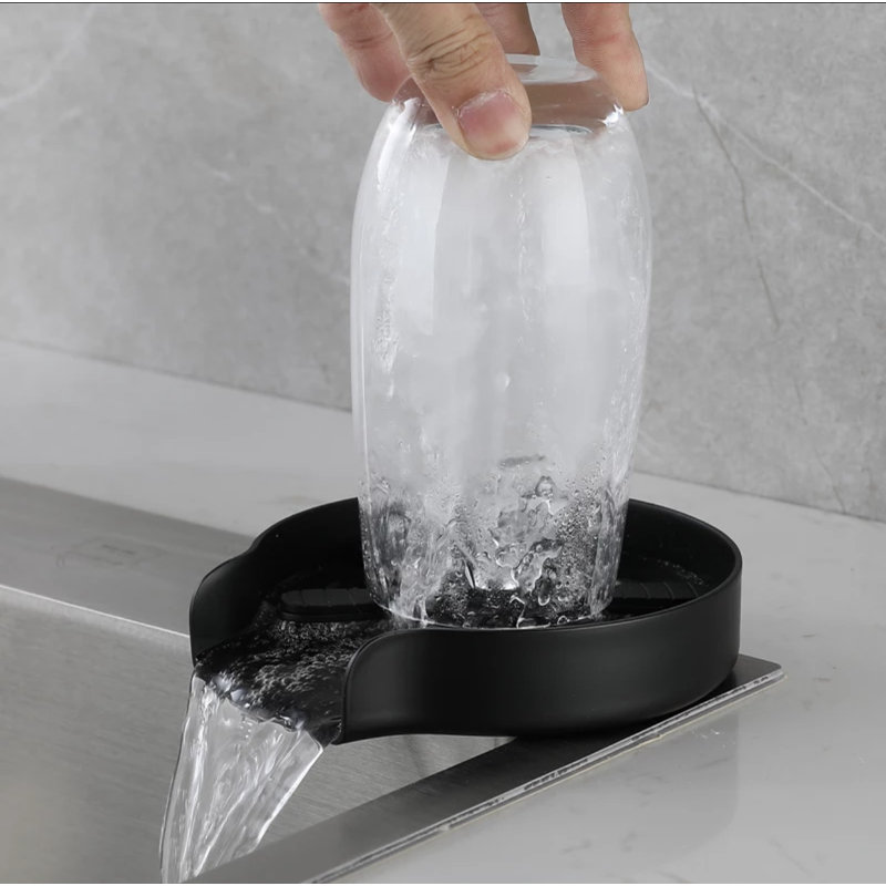 Distributeurs d'eau froide en verre, Noir