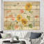 Floursack Florals I - Impression florale et botanique sur bois de pin naturel-54972395