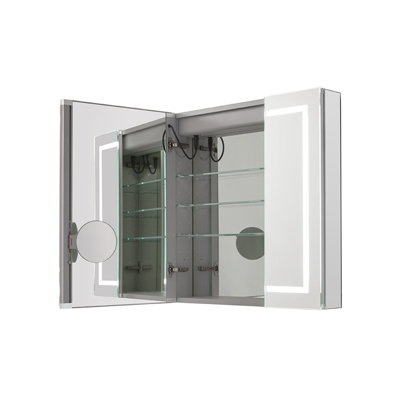 Armoire à pharmacie désembueur à DEL 30 po x H 30 po x P 5 po Dili