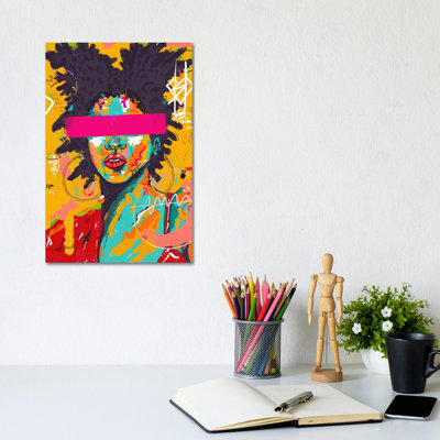 Lady Basquiat by Nuwarhol  Painting Print