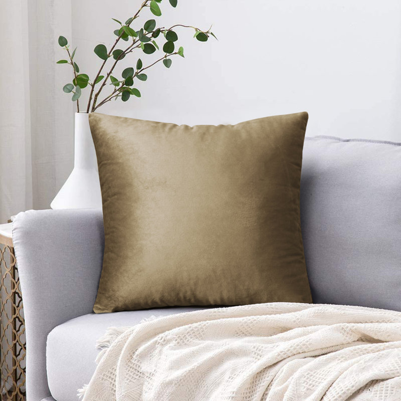 Balmers Square Cushion Cover, Coffee