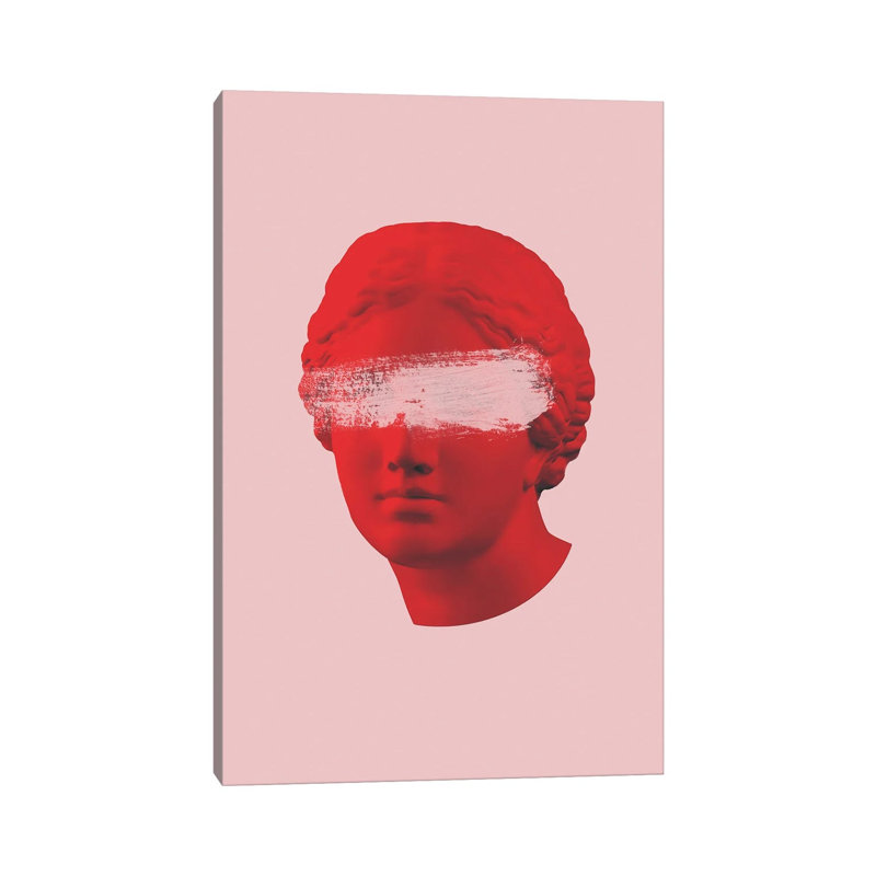 Venus Pink And Red - Print on Canvas, Wrapped Canvas, 30.48 cm H x 45.72 cm W